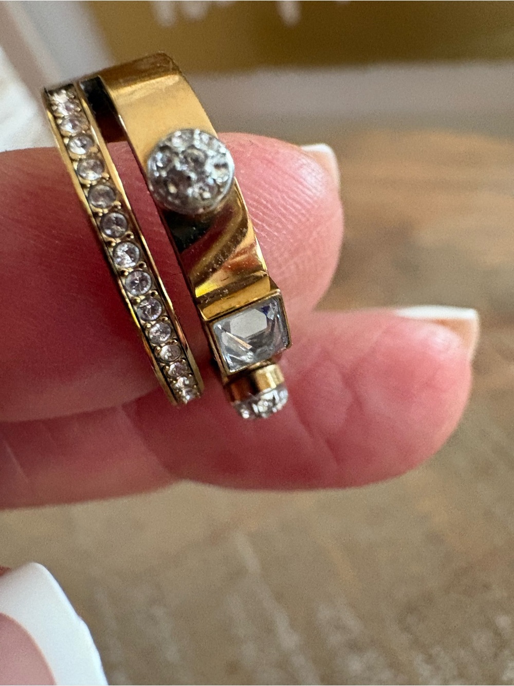 Swarovski Thrilling Double-Band Ring – Size 52 (5.5 fit)